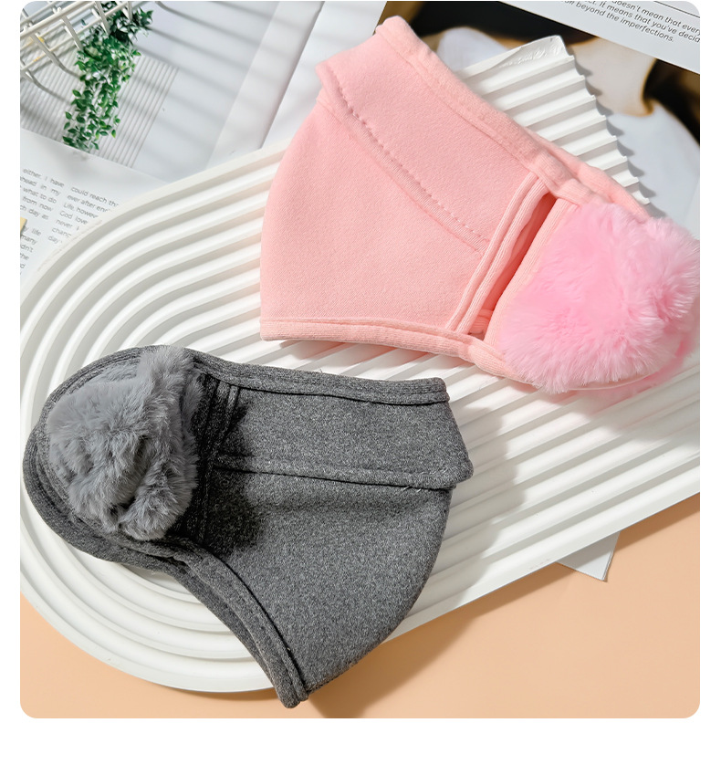 Two-in-one ear cups for women, winter warmth mask, cold-proof wonder, ear protectors, face protectors, cycling windproof face mask pic 16