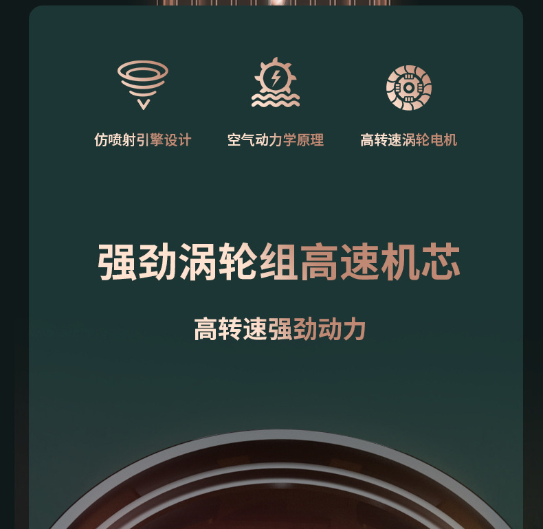跨境电商电吹风机家用蓝光冷热风大功率宿舍学生发型师专用吹风筒详情11