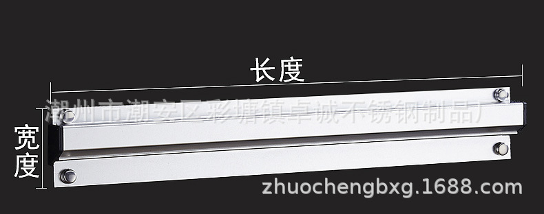 加厚铝合金夹单器外卖订单夹方便取单器滚珠抽单夹防风长度支持改详情24