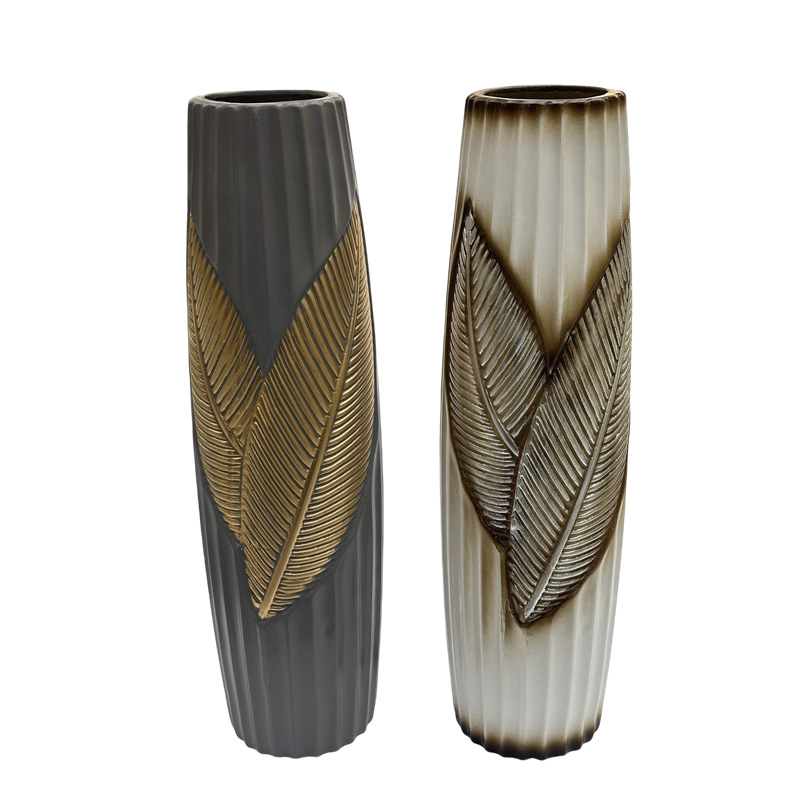 60cm花瓶厂家批发陶瓷花瓶欧式客厅摆饰绢花工艺落地大小花瓶详情29