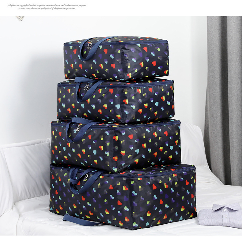Oxford cloth clothing storage bags, large waterproof quilts, moving student hand luggage bags, home sorting and packing bags pic 15