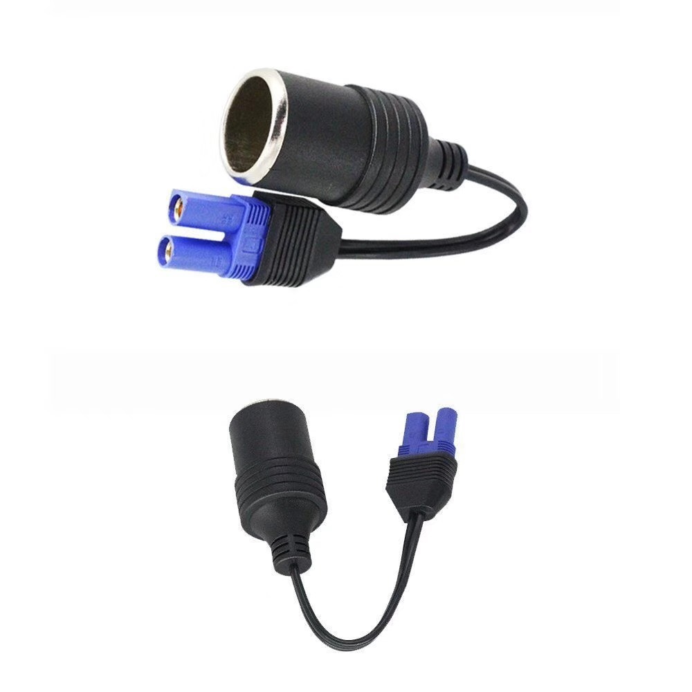 工厂直销EC5转点烟器汽车应急启动电源转换线DC头点烟器插座车载详情3