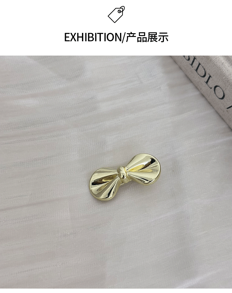 蝴蝶公主~ 蝴蝶结发夹甜酷少女小号刘海夹发卡边夹碎发夹子鸭嘴夹详情4