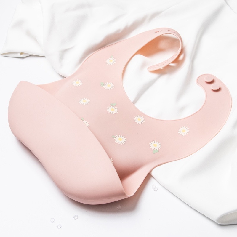 婴童 硅胶围兜小熊围嘴男女宝宝吃饭兜儿童口水兜防水防脏神器详情17