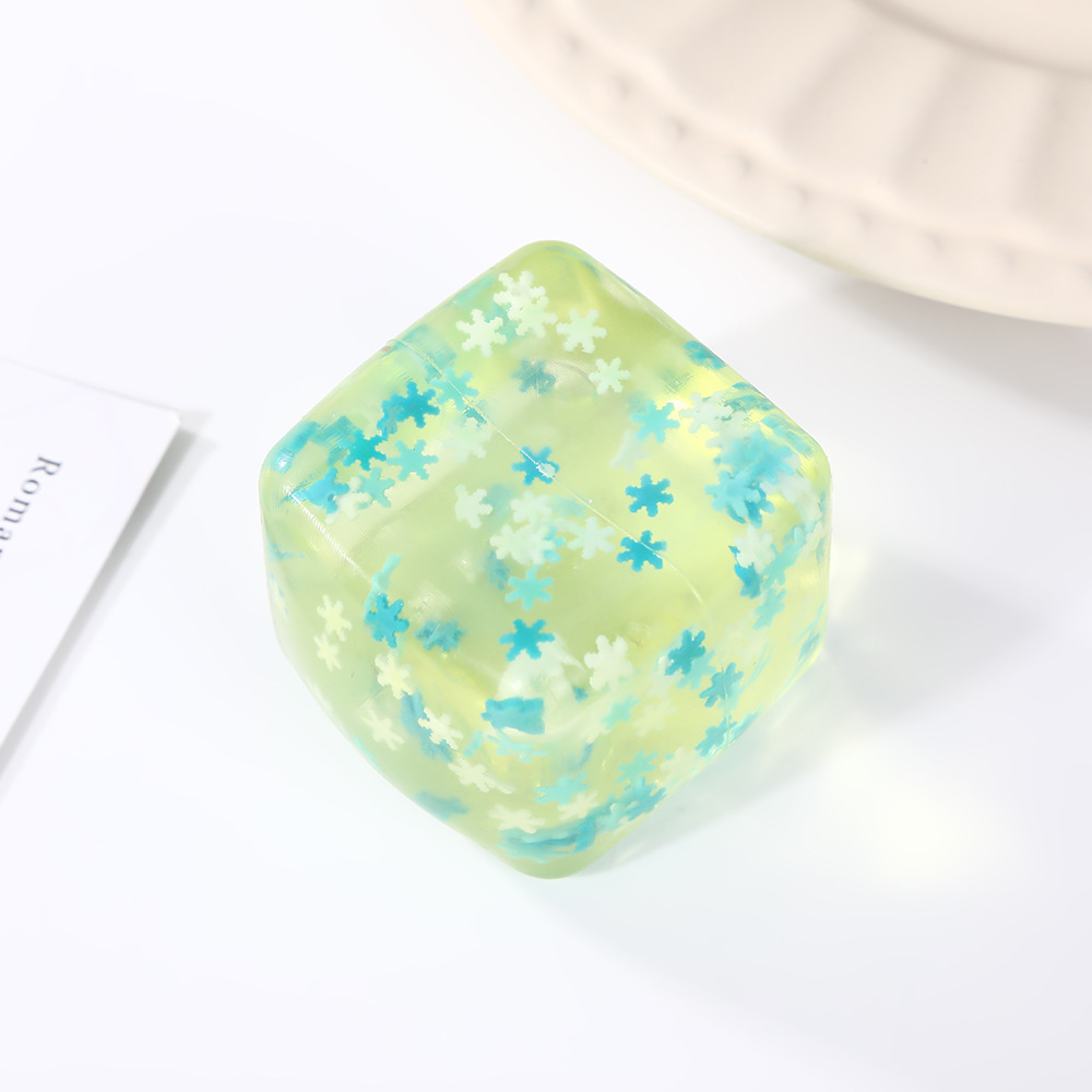 夏日清爽水立方捏捏解压软胶玩具弹性拉伸挤压方块麦芽糖冰块批发详情7