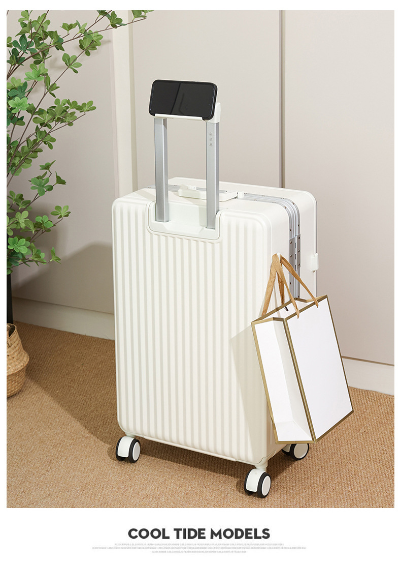 行李箱26寸铝框款20寸旅行箱万向轮学生结实耐用行李箱24寸拉杆箱详情30