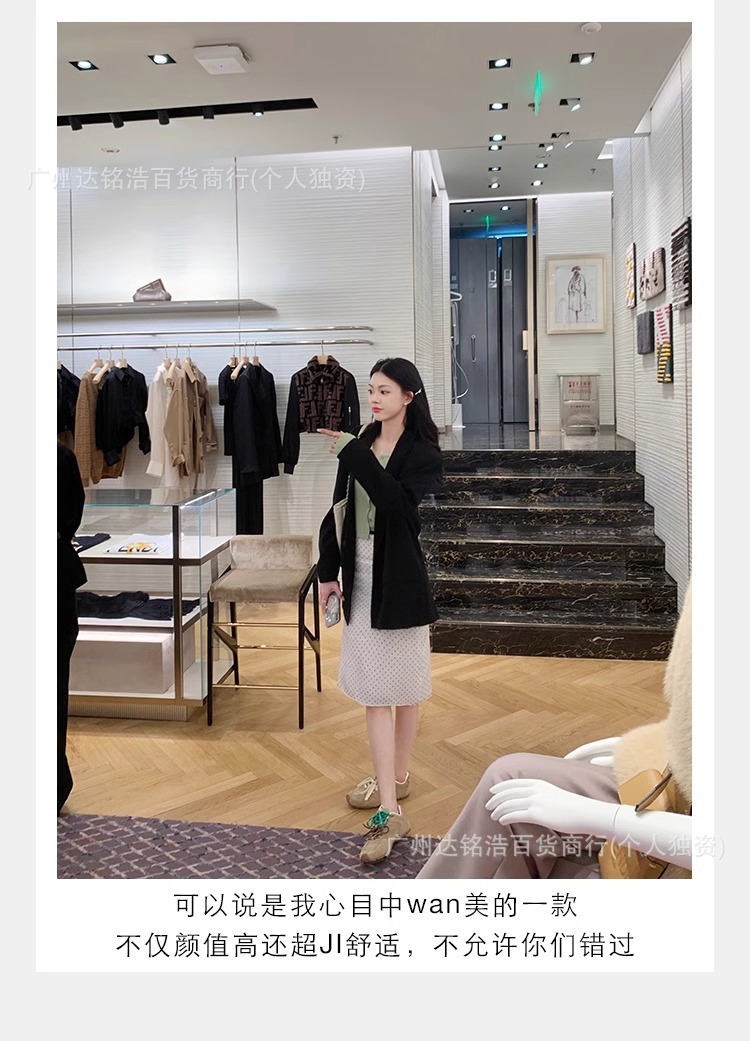 牛皮现货阿谬miu家联名款阿甘鞋真皮复古跑步运动休闲德训鞋女鞋详情33