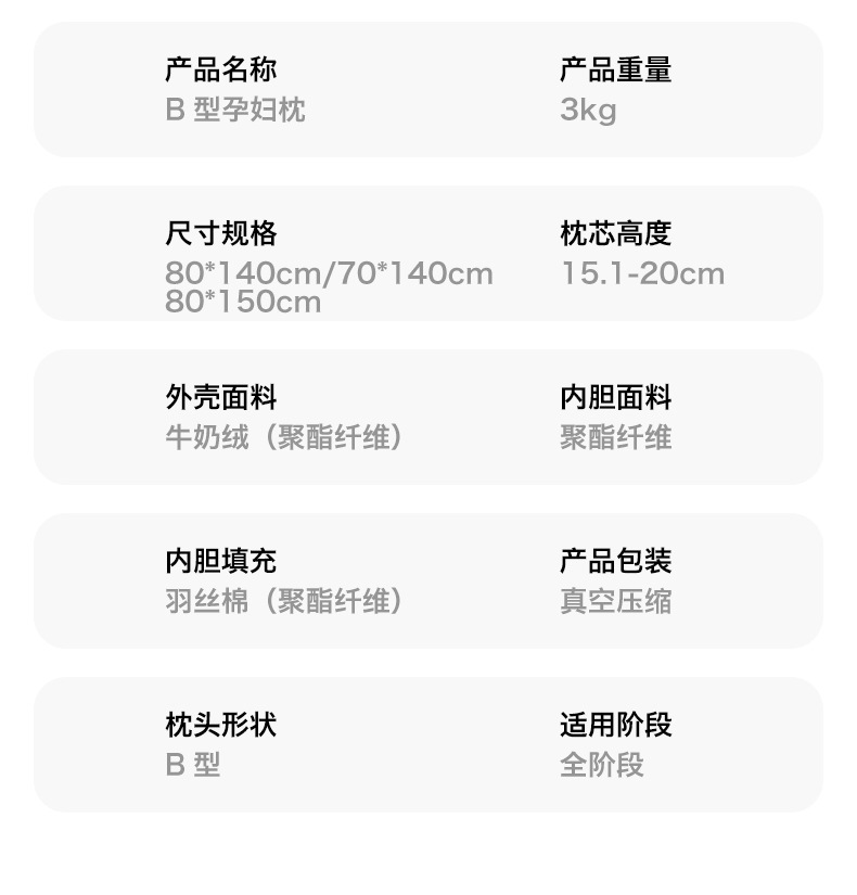 多功能孕妇枕G型托腹孕产妇枕头可拆卸U侧睡靠枕亚马逊爆款跨境详情25