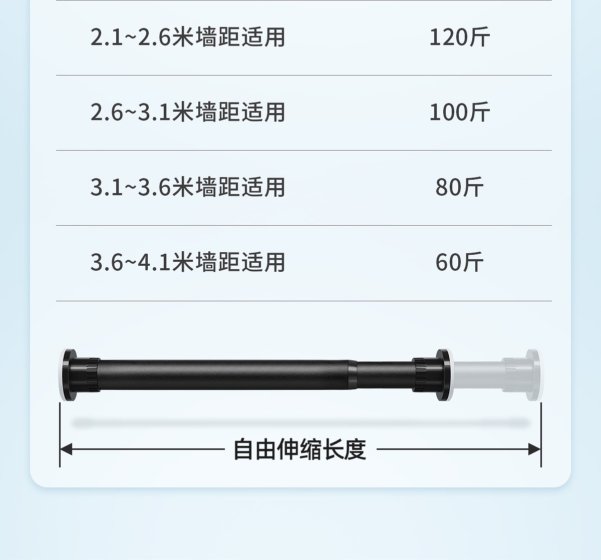 窗帘杆罗马杆整根发货免打孔窗帘滑轨道支架带螺丝配件单杆一体杆详情20
