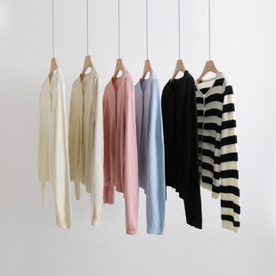100 wool sweaters, cardigans, round-neck sweaters, warm and light, first-hand supply, wholesale in stock, elegant and commuter fine wool pic 21