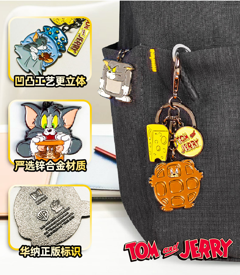 猫和老鼠官方正版授权钥匙扣卡通可爱创意挂件儿童学生创意小礼品详情5