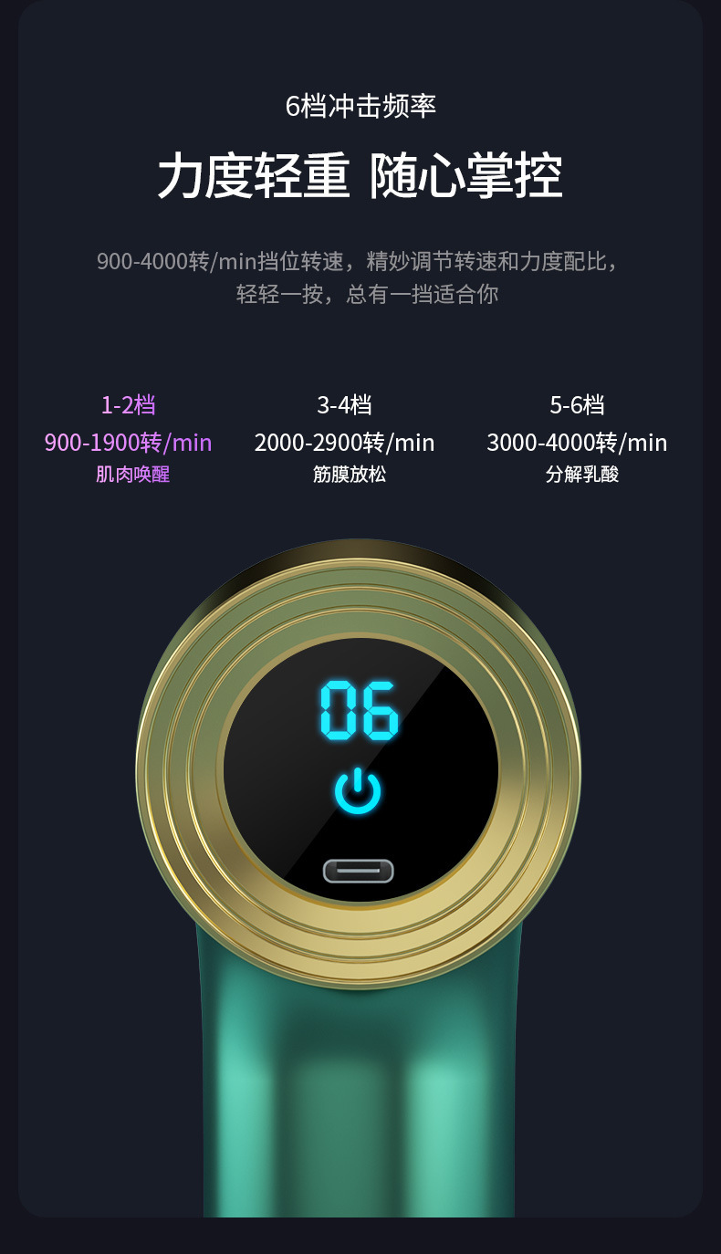 Bodyu-shaped foam gun, a mini overseas sports massager exclusively for fitness pic 9