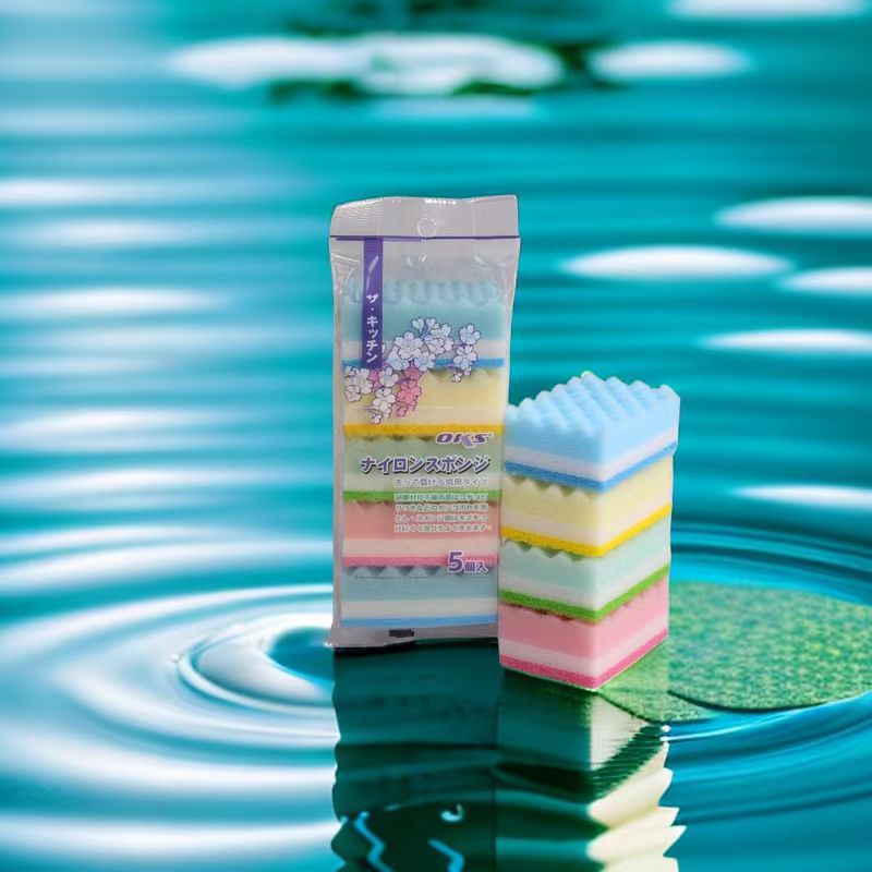 OKS海绵百洁布，百洁布，沐浴绵，钢丝球，抹布，刷洗大王，详情10