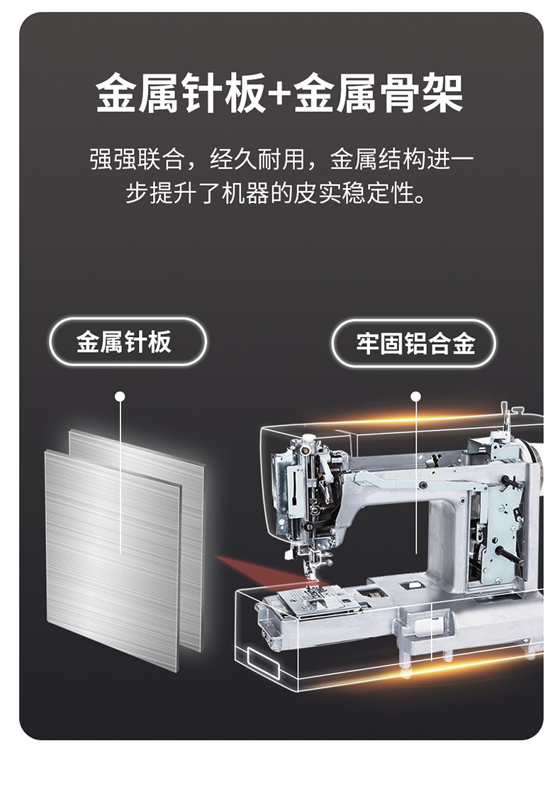 The singer4423 sewing machine from Shengjia is a multi-functional electric household handheld compact portable machine with thick straps and lockstitch pic 11