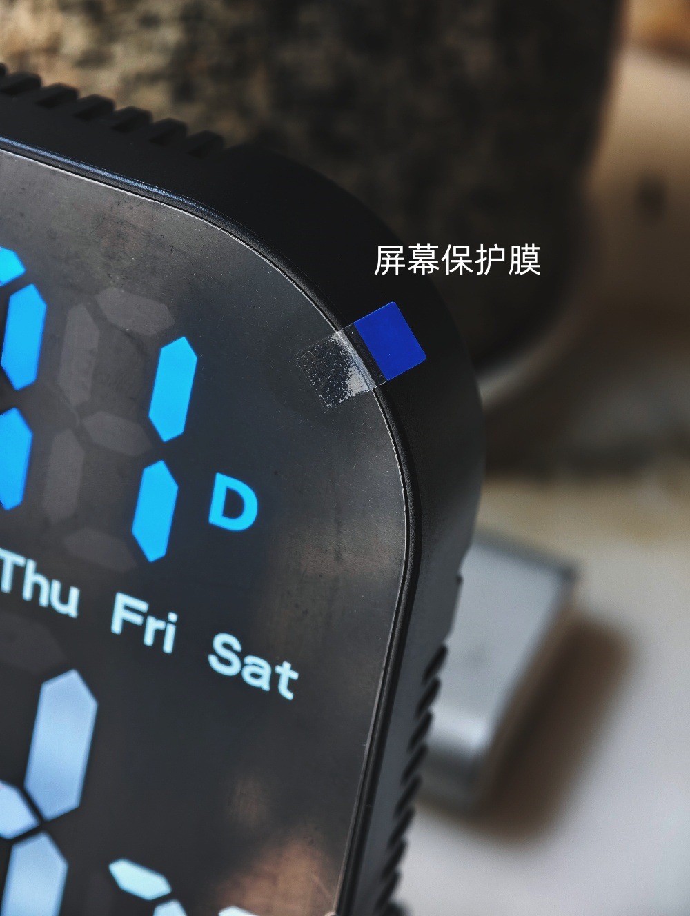 跨镜多功能时钟LED电子钟客厅天气温度显示挂钟可挂可立两用钟表详情3