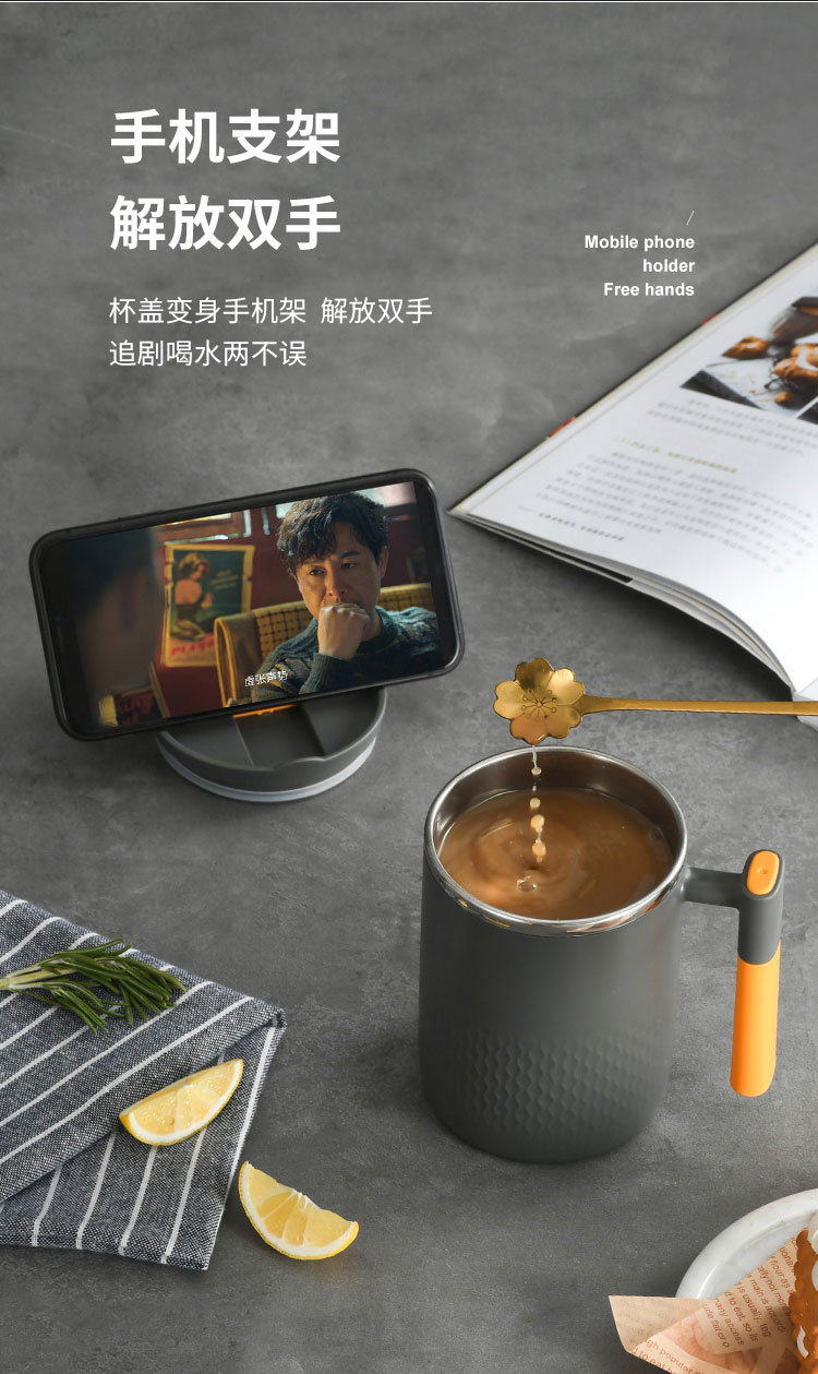 批发304不锈钢马克杯防烫喝水杯子家用带盖办公室咖啡水杯礼盒详情17