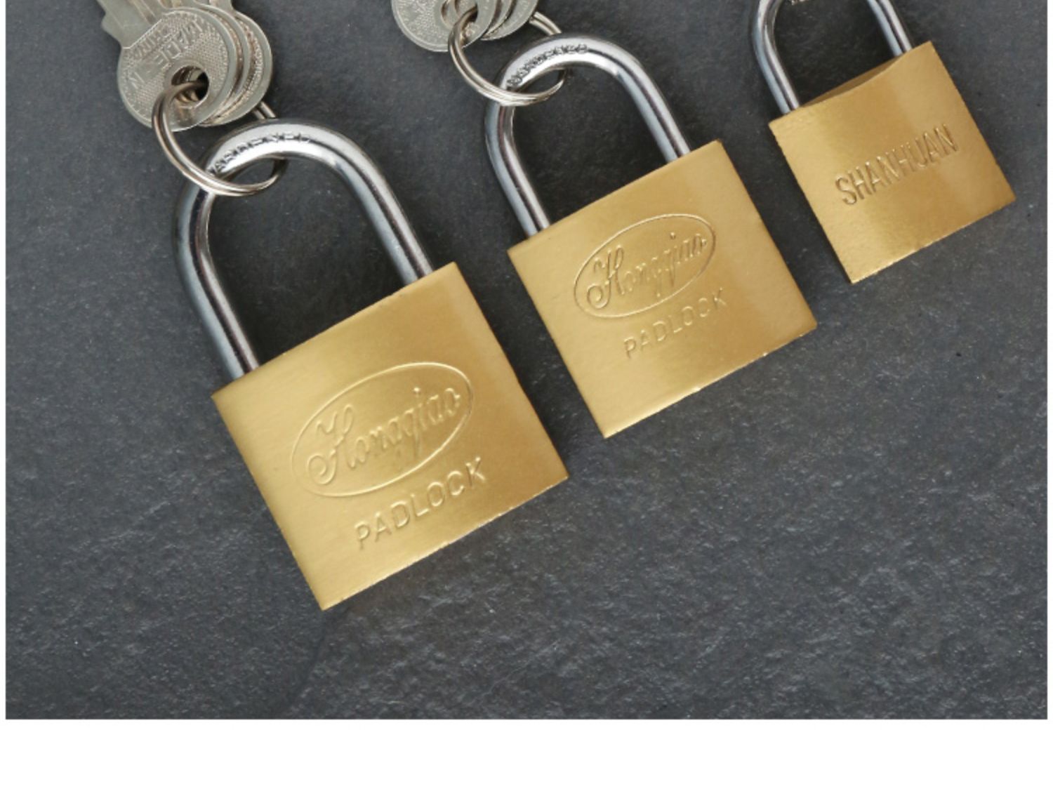 Old-fashioned lock, copper lock, universal safety door lock, stainless steel padlock, household anti-theft small copper lock, pure copper Chinese style pic 10