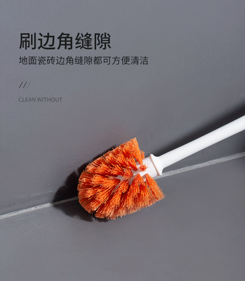 Shunmei Toilet Brush with suction and Unblocking Combination is a must-have for cleaning every corner of the bathroom. It is a household plastic unblocking water pull brush pic 6