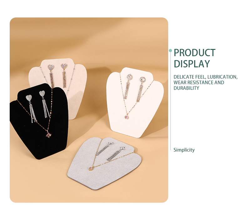 In-stock earrings, necklaces, set display board, necklaces, portrait models, jewelry stands, stud earrings, ear accessories, hanging racks, jewelry stands pic 10