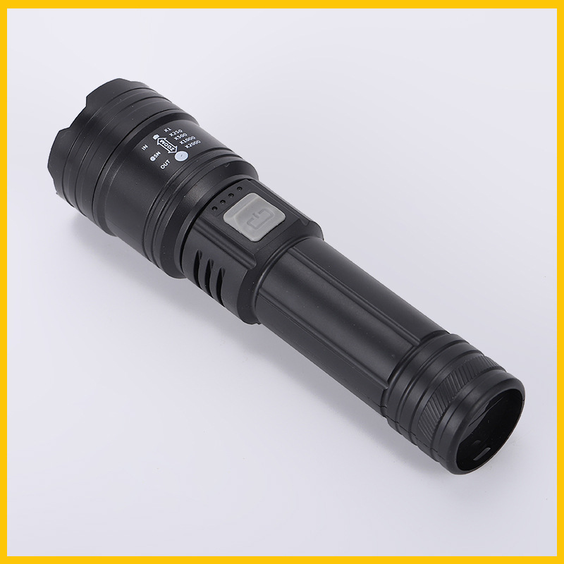 The new jy-908 high-power white laser flashlight with multi-functional digital display pic 6