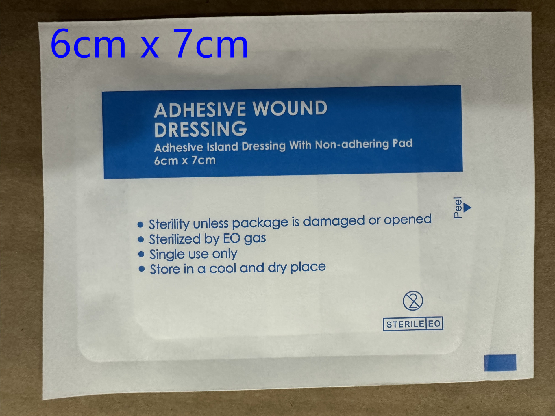 Foreign trade export non-woven fabric dressing patches, postoperative wound breathable patches, disposable self-adhesive hemostatic dressings, large wound patches pic 1