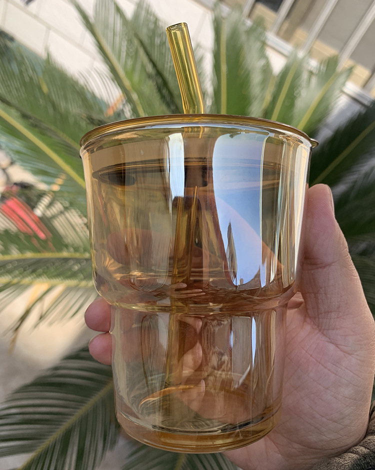 Popular online celebrity cup small gifts, wedding souvenirs, high-appearation-level female student glass water cups, gift cups for the event pic 1