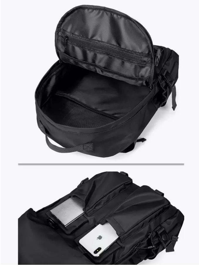 新款双肩背包男户外大容量学生书包可定LOGO轻便摄影包潮牌旅行包详情39