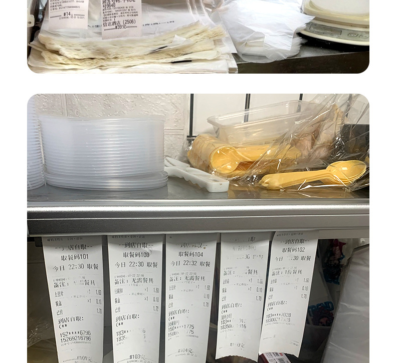 Abrazaderas de cocina para llevar abrazaderas de boleto single artefact aleación de aluminio sin perforación abrazaderas de boleto de negocios abrazaderas de menú abrazaderas de cocina posterior soporte fijo para documentos pedido de recepciónabrazaderas de almacenamiento de billetes lista de pedidos fáciles abrazaderas de colocación pic 13