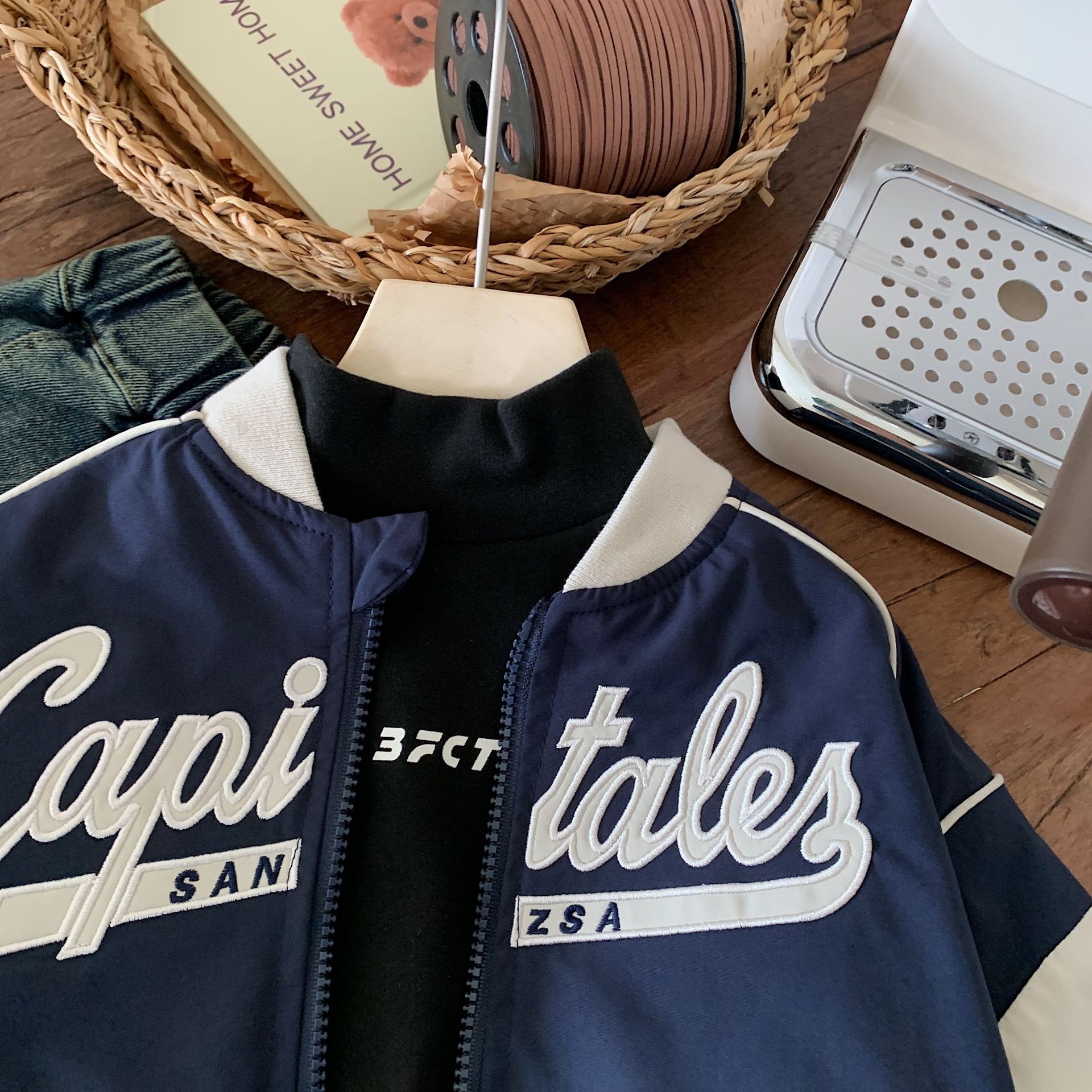 儿童秋季外套2025新款童装男童韩版棒球服拼色上衣宝宝休闲夹克潮详情6