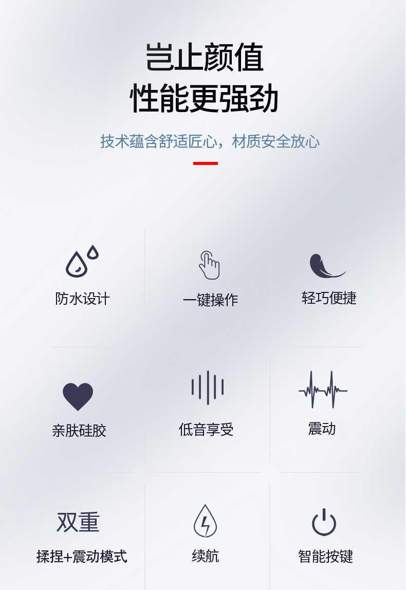 跨境头部按摩器头疗解压穴位电动经络刷防水揉捏手持式头皮按摩仪详情3