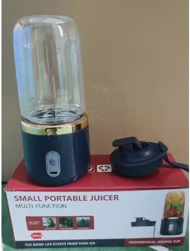 Cross-border six-blade fully automatic multi-functional juicer, portable rechargeable small household water juice pic 4