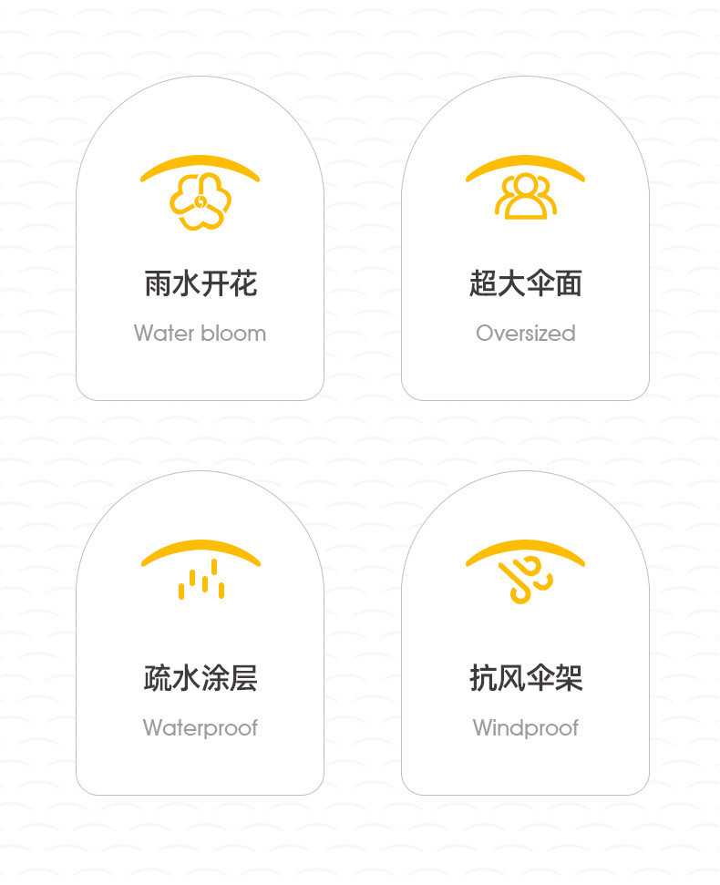 新款简约时尚小清新24骨直杆伞遇水开花伞加印logo雨伞广告伞详情12