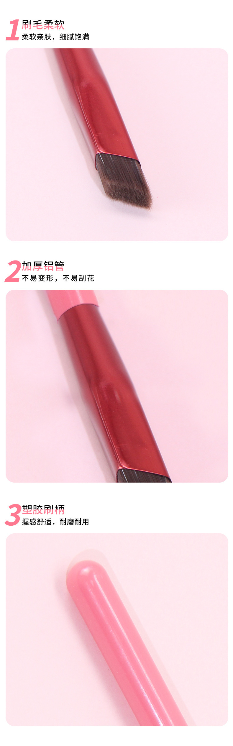 Cross-border brow brow wild brow concealer cuadrado multifunción brow bisel brow brow línea de cabello brow portátil maquillaje pic 2