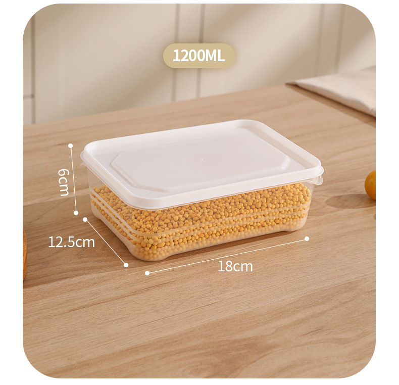 冰箱冻肉盒收纳盒食品级食物分类格冰淇淋不串味密封保鲜冷冻盒子详情45