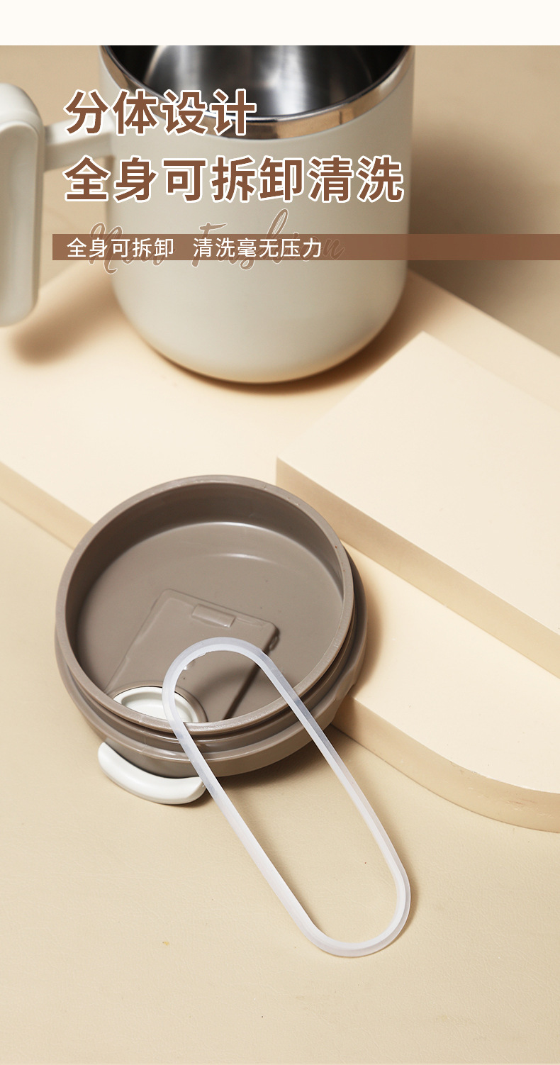 Gift coffee cups, double-layer insulated couple office creative girls, high appearance level 304 stainless steel mugs pic 17