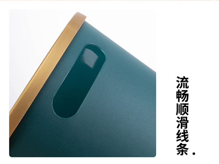 可印刷logo垃圾桶环保材质带提手分类垃圾筒家用客厅厨房厕所纸篓详情7