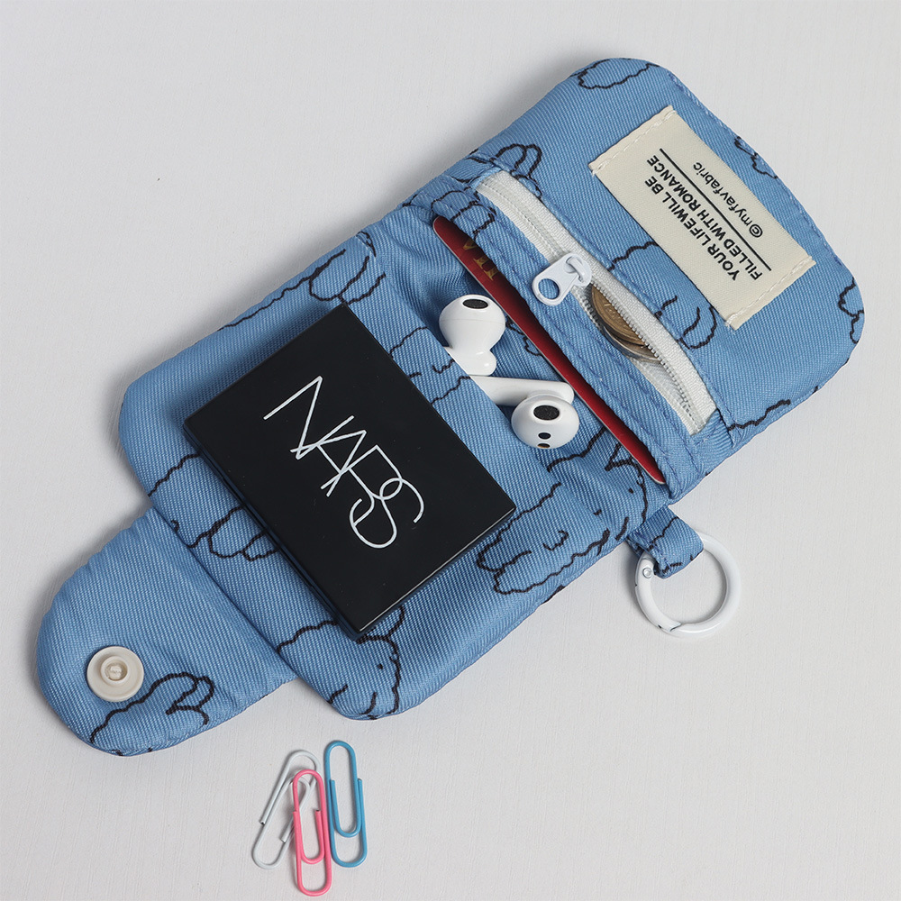 零钱包女新款学生可爱收纳袋帆布小清新硬币CDD卡包日常百搭详情12