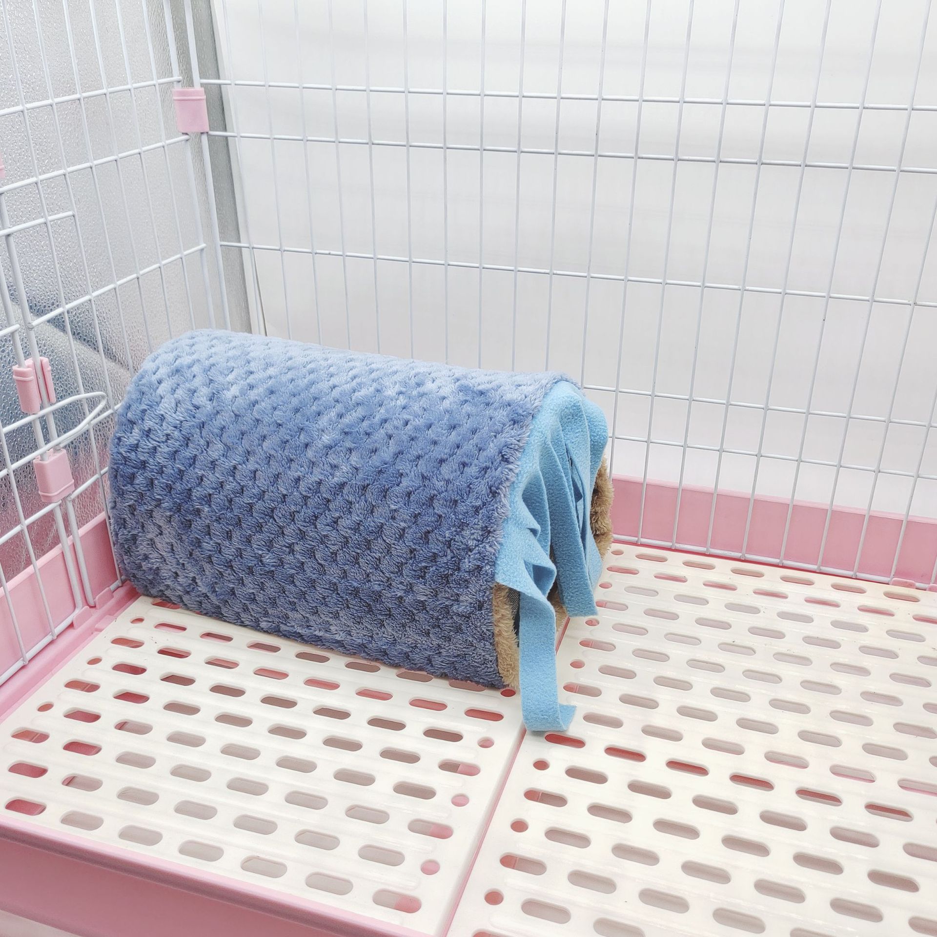 仓鼠豚鼠兔子流苏隧道窝 荷兰猪通道小型动物通道栖息场所隐蔽屋详情3