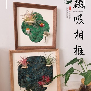 相框中空标本框木质玻璃立体黑色蝴蝶昆虫装裱自装摆台展示画框详情13