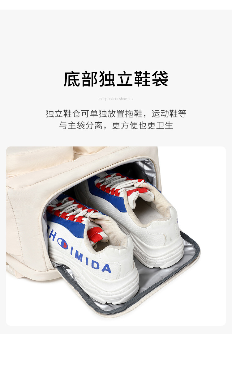 跨境电脑背包通用出差旅行大容量多功能防水干湿分离收纳学生书包详情11