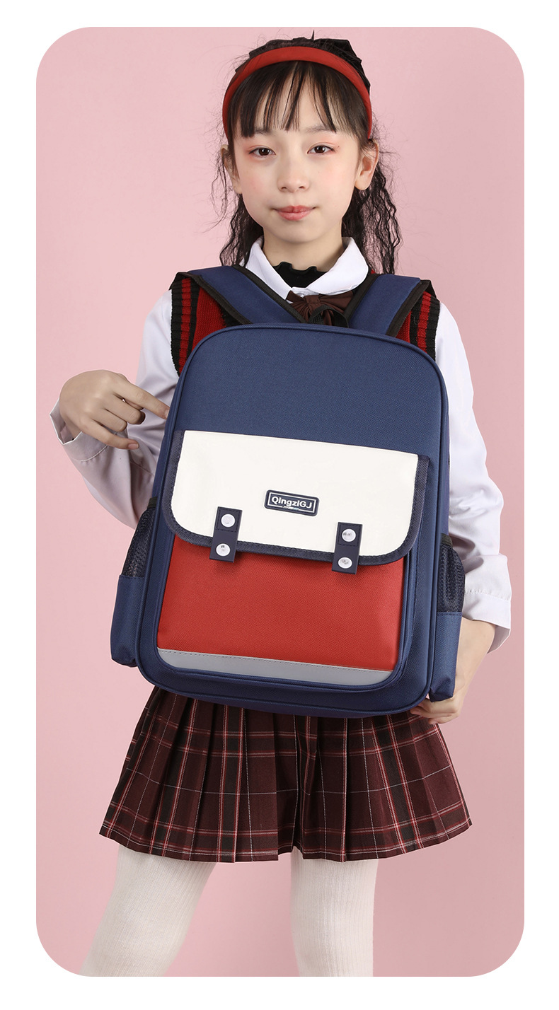 儿童书包定制印logo小学生双肩包女学校背包斜挎包培训机构高颜值详情22