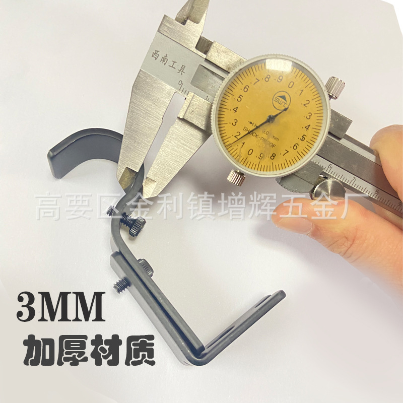 亚马逊新品伸缩螺纹窗帘管跨境出口Temu铁艺可调节40mm拼接罗马杆详情6