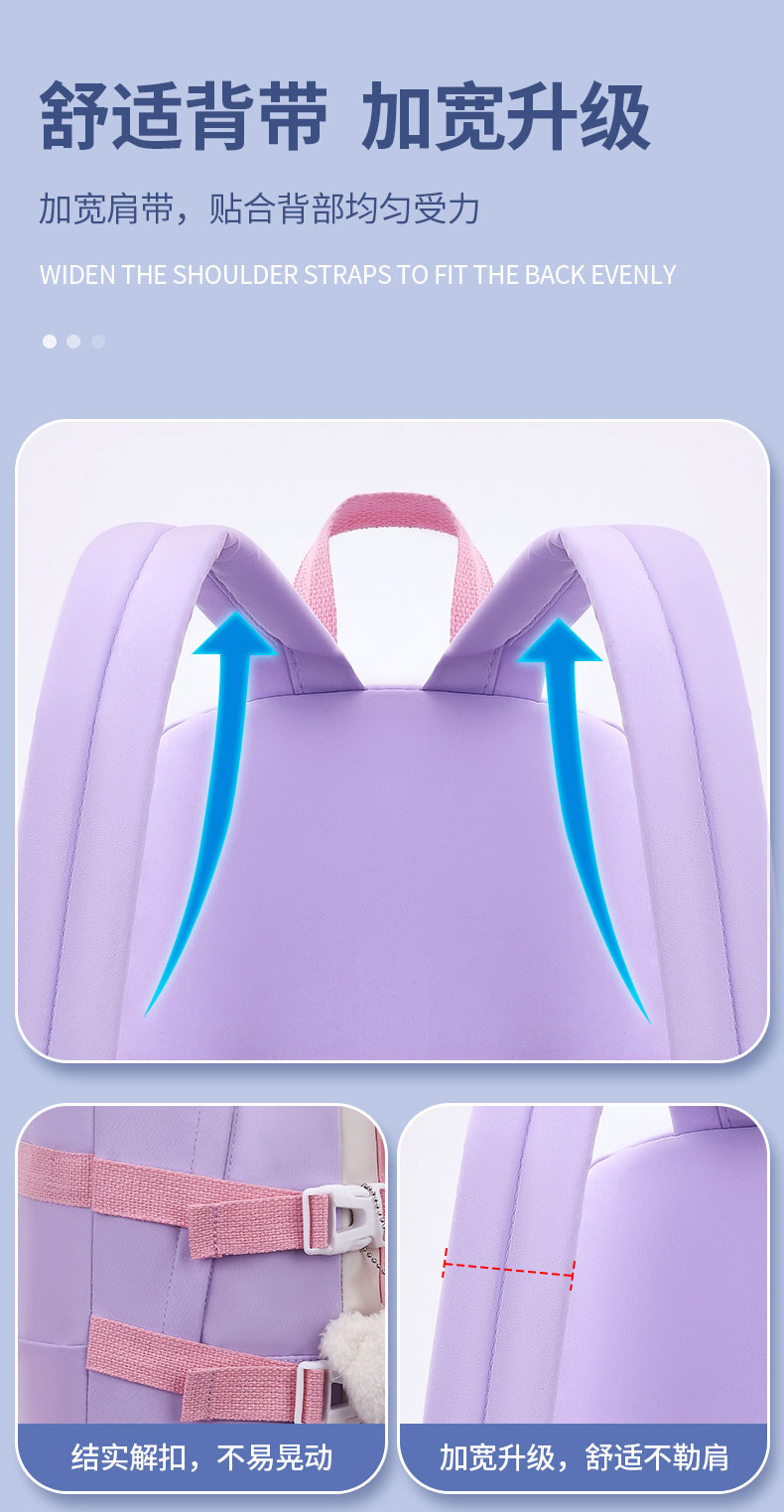 书包ins风女可爱韩版高中生初中生小学生三到五六年级双肩包背包详情6