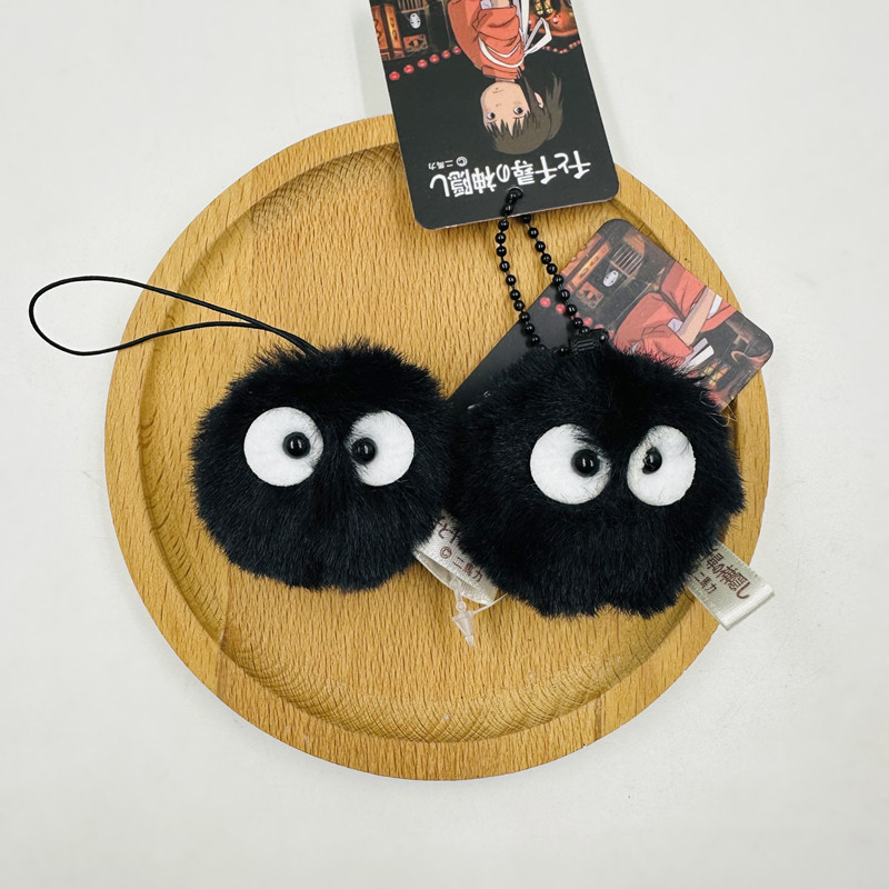 宫崎骏龙猫千与千寻毛绒挂件灰尘精灵公仔玩具布艺可爱摆件礼物详情2