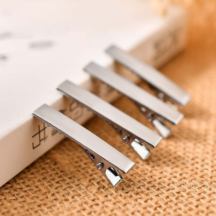 Square duckbill clips, diy hair clips, wholesale hair accessory materials, bb clips, plain clips, hair clips, square clips, duckbill clips, headwear pic 2