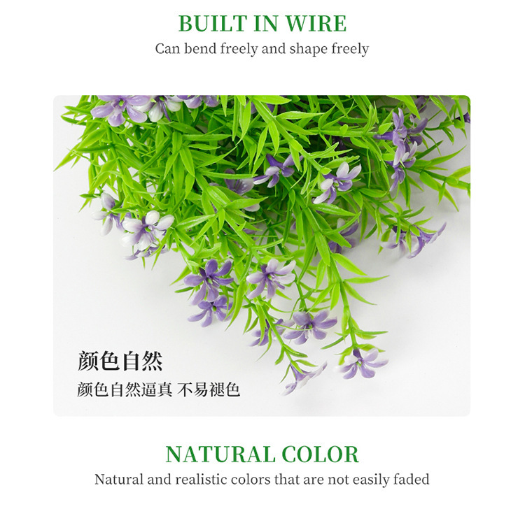 SheinTEMU热卖仿真花束绿植假花装饰塑料人造玫瑰批发办公文化园艺摆件详情4