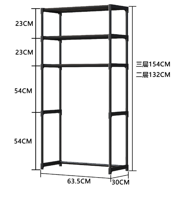 Best-selling foreign trade washing machine storage rack, balcony flip cover floor-standing multi-layer storage rack, bathroom toilet storage rack pic 20
