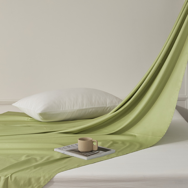 Single-piece quilt cover, pure cotton long-staple cotton bed sheet, bed cap, oversized quilt cover, skin-friendly single and double solid color bedding pic 43