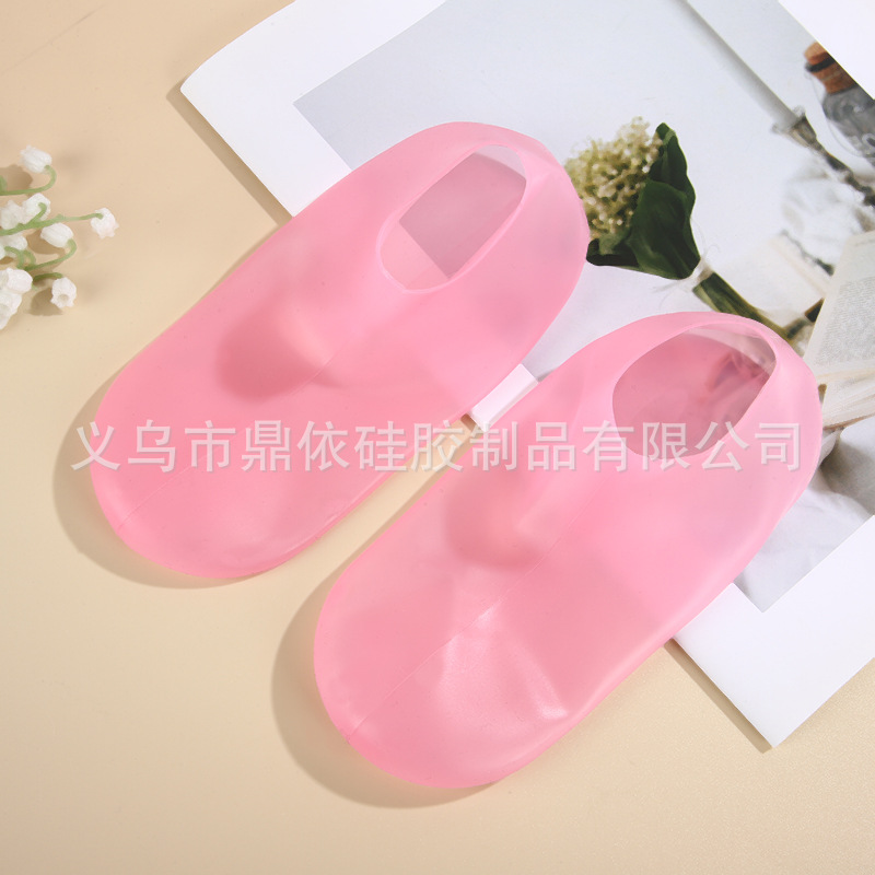 跨境硅胶袜子防干裂袜套硅胶足套足膜脚膜嫩肤硅胶套软化老茧角质详情13