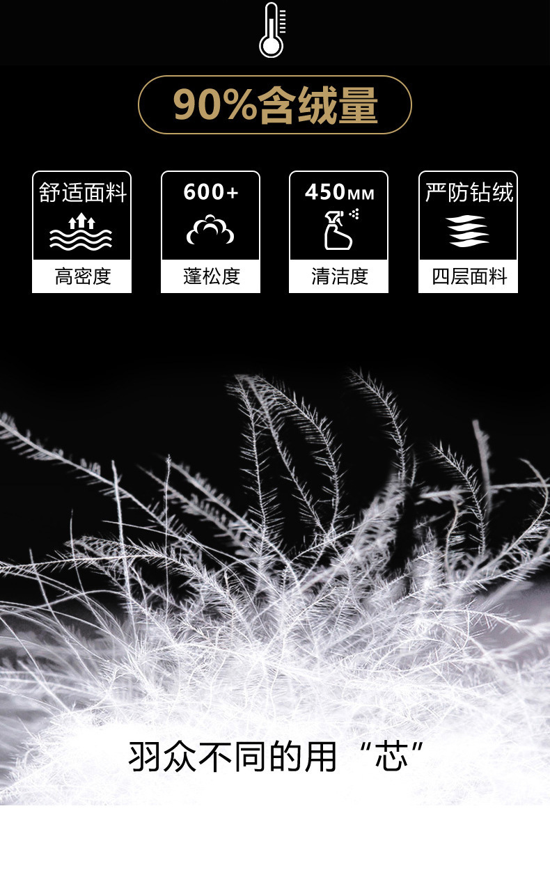 男士轻薄羽绒服男款2024年秋冬新款时尚休闲高档立领羽绒外套男装详情5
